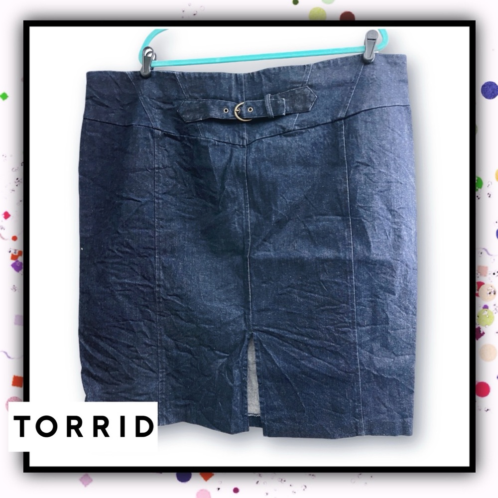 TORRID Stretch Denim Mini Pencil Skirt #T8904g